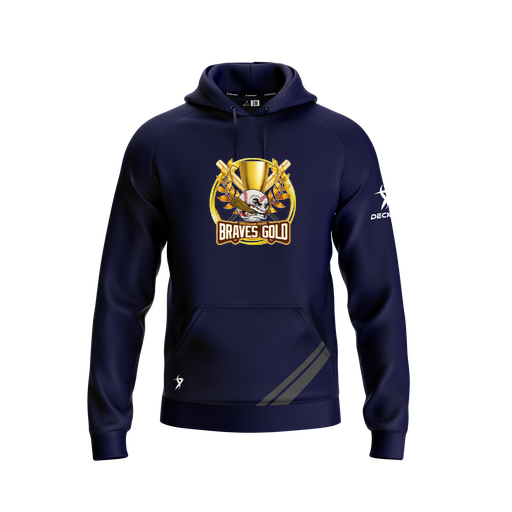 [FOLHSMNV-YXS-LOGO1] Decker Summit Hoodie (Youth XS, Navy, Logo 1)