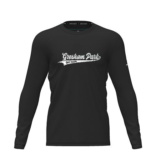 [CUS-DRIF-TEES-PER-CNK-LSL-BLK-YXS-LOGO2] Dri Fit Performance T-Shirt (Youth XS, Black, Logo 2, Long Sleeve)