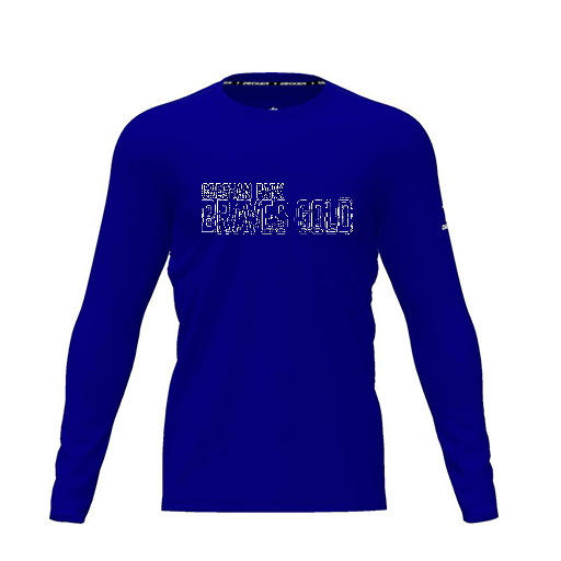 [CUS-DRIF-TEES-PER-CNK-LSL-RYL-YXS-LOGO3] Dri Fit Performance T-Shirt (Youth XS, Royal, Logo 3, Long Sleeve)