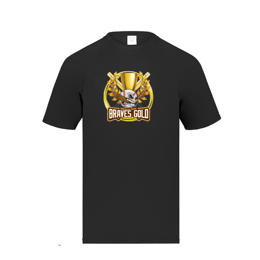 [2790.080.S-LOGO1] Men's Smooth Sport T-Shirt (Adult S, Black, Logo 1)
