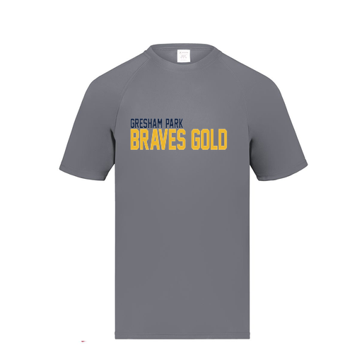 [2790.059.S-LOGO3] Men's Smooth Sport T-Shirt (Adult S, Gray, Logo 3)