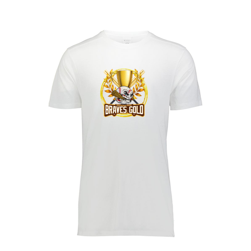 [FTSCUBWH-AS-LOGO1] Decker Men's Tri-Blend T-Shirt - Short Sleeve (Adult S, White, Logo 1)