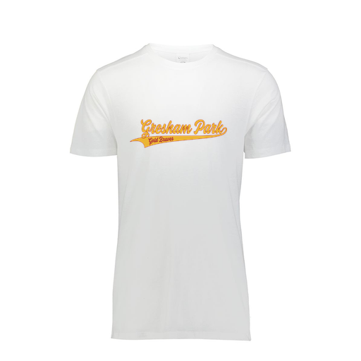 [FTSCUBWH-YS-LOGO2] Decker Youth Tri-Blend T-Shirt - Short Sleeve (Youth S, White, Logo 2)