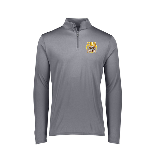 [FTLQFLGY-FAXS-LOGO1] Decker Women's Flex-Lite 1/4 Zip Shirt (Female Adult XS, Gray, Logo 1)