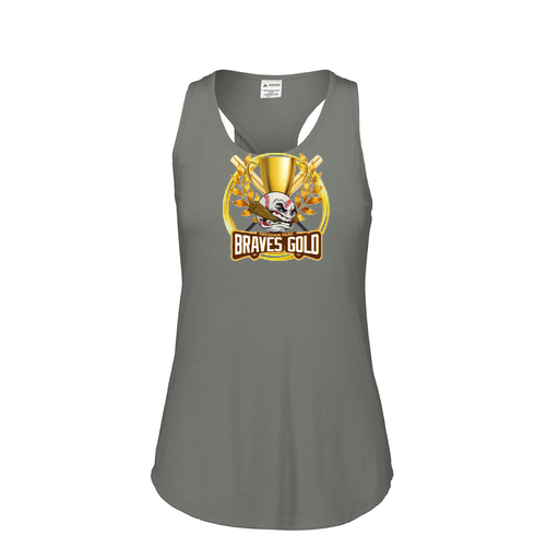 [3078.013.S-LOGO1] Ladies Tri Blend Tank Top (Female Adult S, Gray, Logo 1)