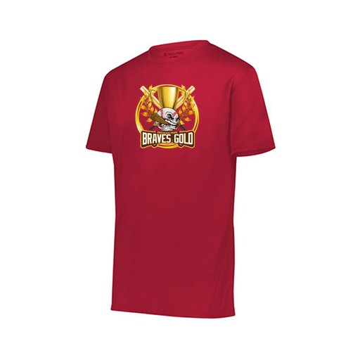 [222818.083.S-LOGO1] Men's Movement Dri Fit Shirt (Adult S, Red, Logo 1)
