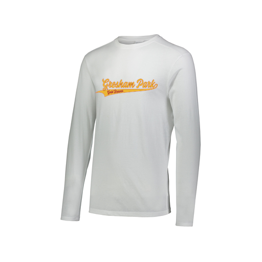 [3075.005.XS-LOGO2] Men's LS Ultra-blend T-Shirt (Adult XS, White, Logo 2)