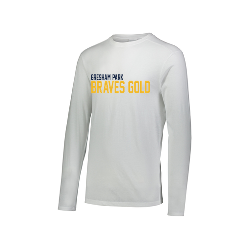 [3075.005.XS-LOGO3] Men's LS Ultra-blend T-Shirt (Adult XS, White, Logo 3)