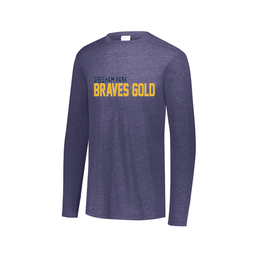 [3075.U22.XS-LOGO3] Men's LS Ultra-blend T-Shirt (Adult XS, Navy, Logo 3)