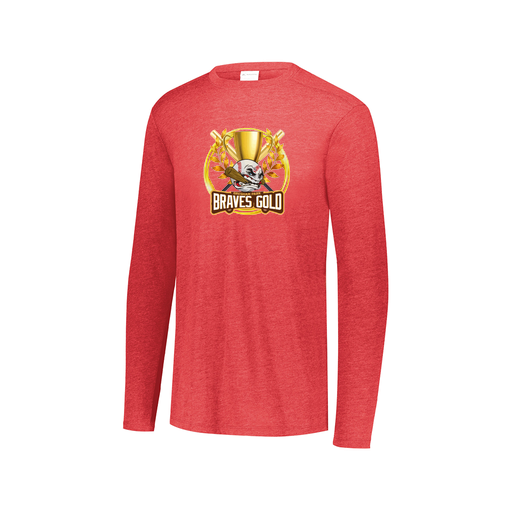 [3075.V96.XS-LOGO1] Men's LS Ultra-blend T-Shirt (Adult XS, Red, Logo 1)