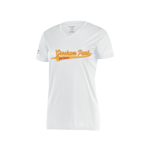 [222820.005.S-LOGO2] Ladies Movement Dri Fit Shirt (Female Adult S, White, Logo 2)