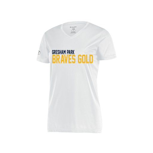 [222820.005.S-LOGO3] Ladies Movement Dri Fit Shirt (Female Adult S, White, Logo 3)